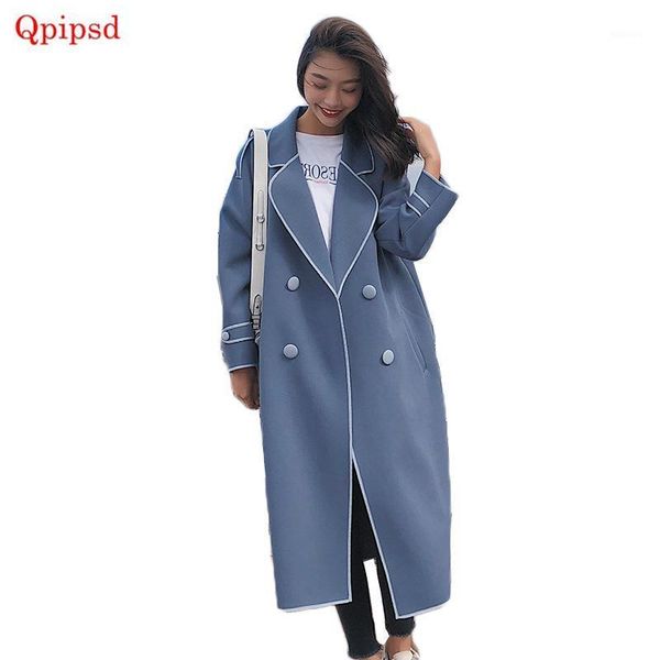 women's trench coats over knee overcoat women autumn and winter windbreaker long section of lapel double-breasted coat female, Tan;black
women's trench coats over knee overcoat women autumn and winter windbreaker long section of lapel double-breasted coat female, Tan;black