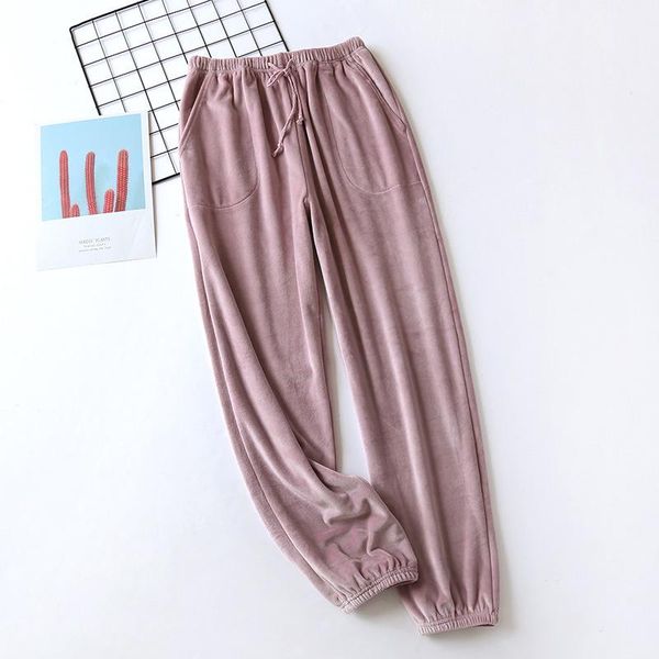 women's sleepwear pajamas women autumn and winter loose casual lovers home pants warm womans lounge wear bottoms womens, Black;red
women's sleepwear pajamas women autumn and winter loose casual lovers home pants warm womans lounge wear bottoms womens, Black;red