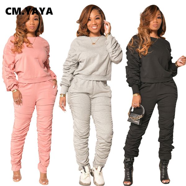 activewear staed womens set sweatshirt ruched draped pants matching set trasuit fitness two 2 piece set outfitby air, White
activewear staed womens set sweatshirt ruched draped pants matching set trasuit fitness two 2 piece set outfitby air, White