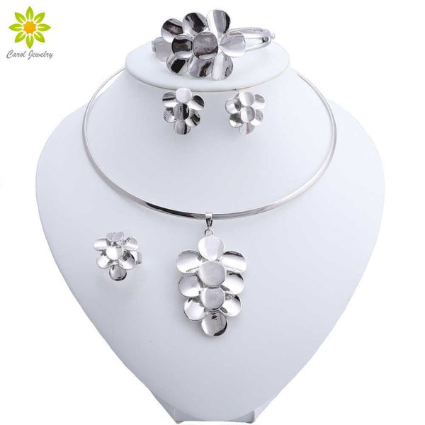 african dubai silver plated jewelry women african beads set nigerian bridal leaves shape pendant necklace set wedding accessorie h1022
african dubai silver plated jewelry women african beads set nigerian bridal leaves shape pendant necklace set wedding accessorie h1022
