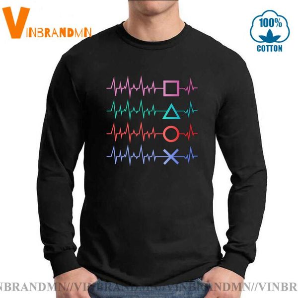 men's t-shirts gaming heart heartbeat with ps controller symbols men t shirts great play station gift for gamers t-shirt, White;black
men's t-shirts gaming heart heartbeat with ps controller symbols men t shirts great play station gift for gamers t-shirt, White;black