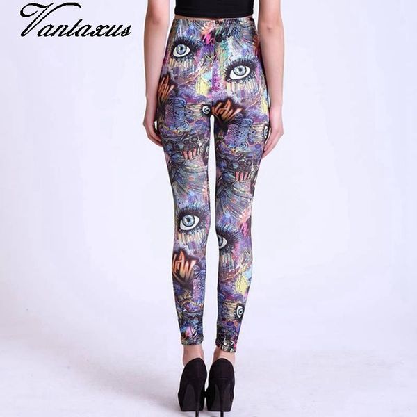 women's leggings lady holiday hip hop rock style fashion cartoon graffiti party bar guitar music printed pant, Black
women's leggings lady holiday hip hop rock style fashion cartoon graffiti party bar guitar music printed pant, Black