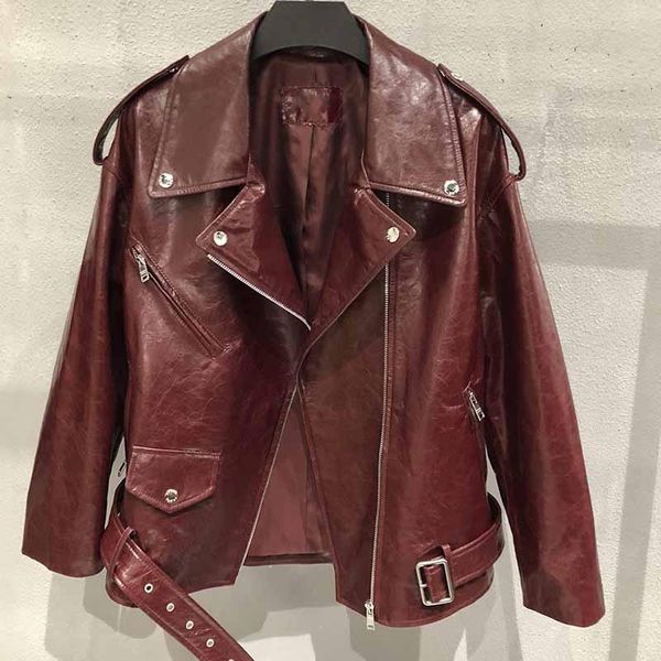 women's jackets women's moto biker zipper jacket genuine leather sheepskin casual outwear bomber 2021 autumn winter coat, Black;brown
women's jackets women's moto biker zipper jacket genuine leather sheepskin casual outwear bomber 2021 autumn winter coat, Black;brown