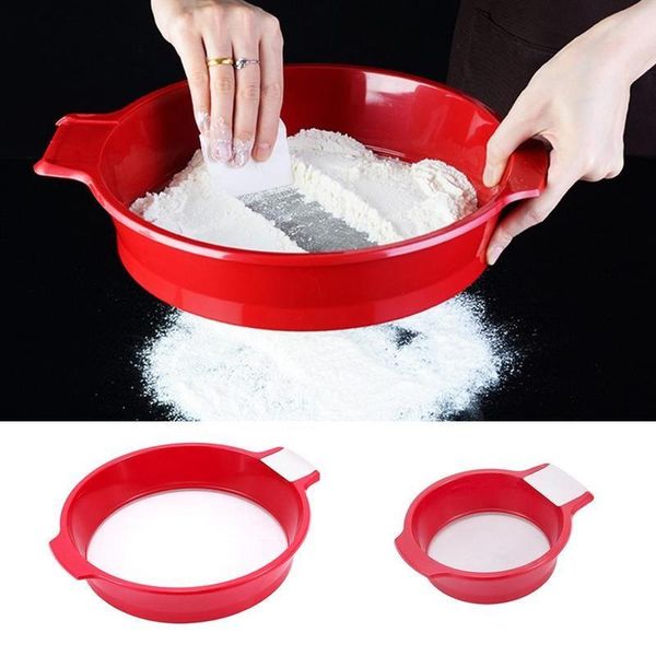 hand-held flour sieve powder icing sugar stainless steel fine mesh screen plastic scraper baking tools & pastry
hand-held flour sieve powder icing sugar stainless steel fine mesh screen plastic scraper baking tools & pastry