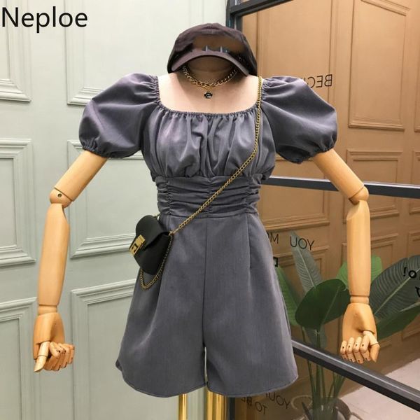 neploe korean elegant women playsuits puff short sleeve square collar bodysuits 2021 summer slim wasit rompers femme 4c808 women's jump, Black;white
neploe korean elegant women playsuits puff short sleeve square collar bodysuits 2021 summer slim wasit rompers femme 4c808 women's jump, Black;white