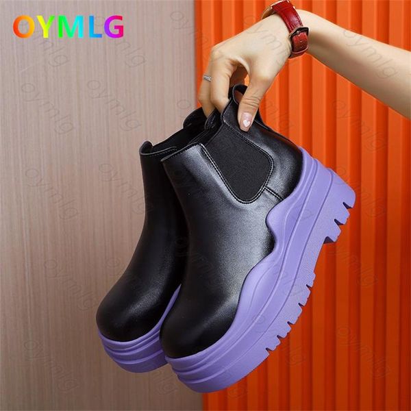 boots female student mid-to-high tube color matching platform fashion british style casual shoes, Black
boots female student mid-to-high tube color matching platform fashion british style casual shoes, Black