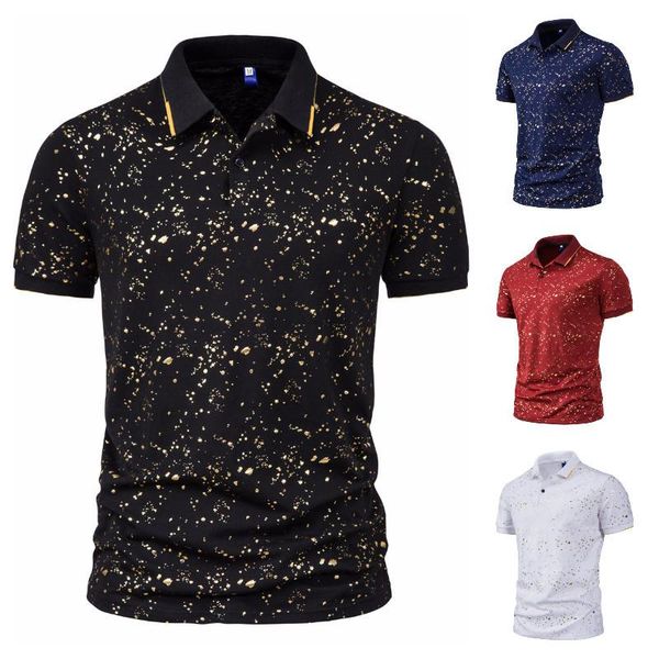 men's polos shirt fashion printed golf short-sleeved lapel shirts oversized dress 2021 clothing, White;black
men's polos shirt fashion printed golf short-sleeved lapel shirts oversized dress 2021 clothing, White;black