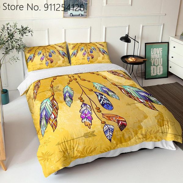 bedding sets dream-catcher 2/3 piece feather duvet cover colorful bed quilt 3d print bedroom bedspread for girls boys
bedding sets dream-catcher 2/3 piece feather duvet cover colorful bed quilt 3d print bedroom bedspread for girls boys