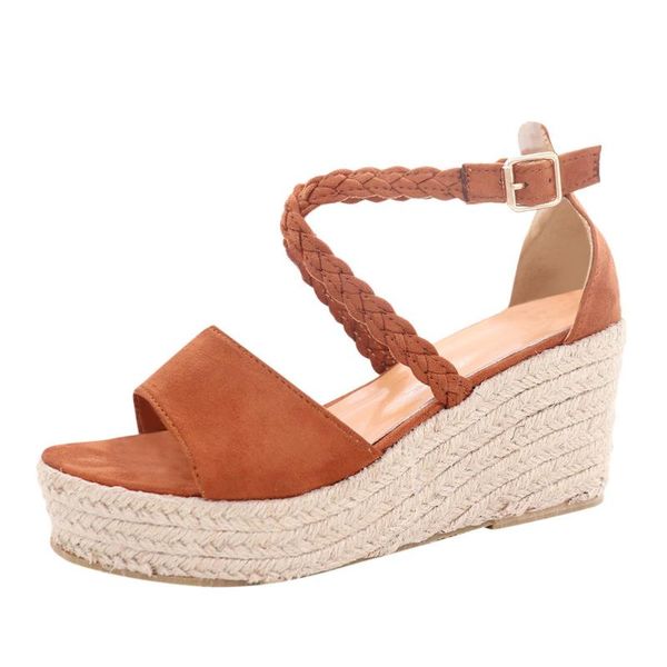vogue women ladies fashion buckle casual wedges shoe braided strap heel sandal thick-soled wear-resistant gladiator may 22 sandals, Black
vogue women ladies fashion buckle casual wedges shoe braided strap heel sandal thick-soled wear-resistant gladiator may 22 sandals, Black