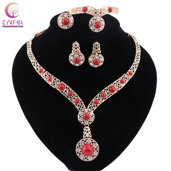 3 colors statement necklace with earrings bracelet jewelry sets trendy boho crystal women necklace for party wedding new arrival, Black
3 colors statement necklace with earrings bracelet jewelry sets trendy boho crystal women necklace for party wedding new arrival, Black