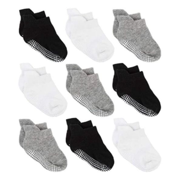 socks baby non slip grip ankle with skid soles for infants toddlers kids boys girls -- 6 pairs, Pink;yellow
socks baby non slip grip ankle with skid soles for infants toddlers kids boys girls -- 6 pairs, Pink;yellow