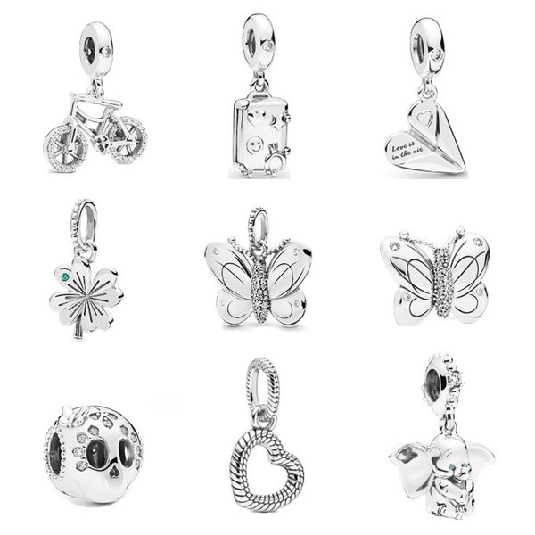 s925 sterling silver pendant bicycle butterfly luggage beads adapting original pandora charms bracelet diy jewelry for women gift, Bronze;silver
s925 sterling silver pendant bicycle butterfly luggage beads adapting original pandora charms bracelet diy jewelry for women gift, Bronze;silver