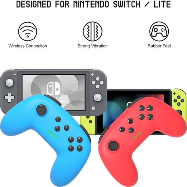 game controllers & joysticks wireless bluetooth controller rubber gamepad remote pro vibration joystick for switch lite and ns conso
game controllers & joysticks wireless bluetooth controller rubber gamepad remote pro vibration joystick for switch lite and ns conso