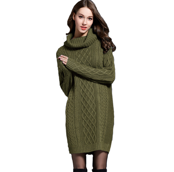 donna maglioni 2021 autumn winter plus size women's knitted sweater dress female solid color long turtleneck sweaters women casual dres, Black;gray
donna maglioni 2021 autumn winter plus size women's knitted sweater dress female solid color long turtleneck sweaters women casual dres, Black;gray