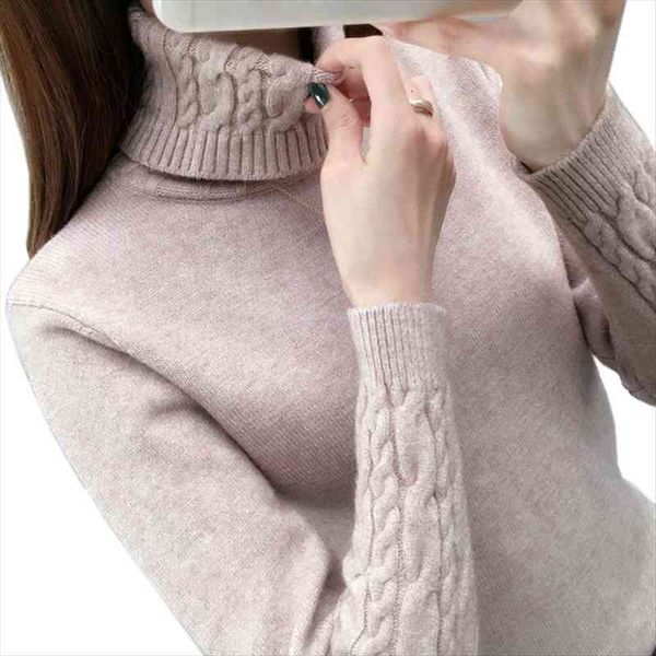 women turtleneck pullovers autumn winter sweaters long sleeve thick warm female khaki, White;black
women turtleneck pullovers autumn winter sweaters long sleeve thick warm female khaki, White;black