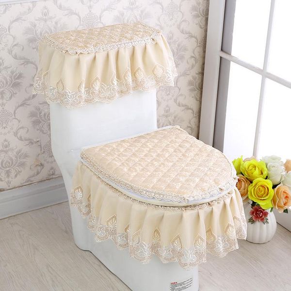 lace velvet three-piece toilet cover u-shaped wc home decoration bathroom mat seat covers
lace velvet three-piece toilet cover u-shaped wc home decoration bathroom mat seat covers