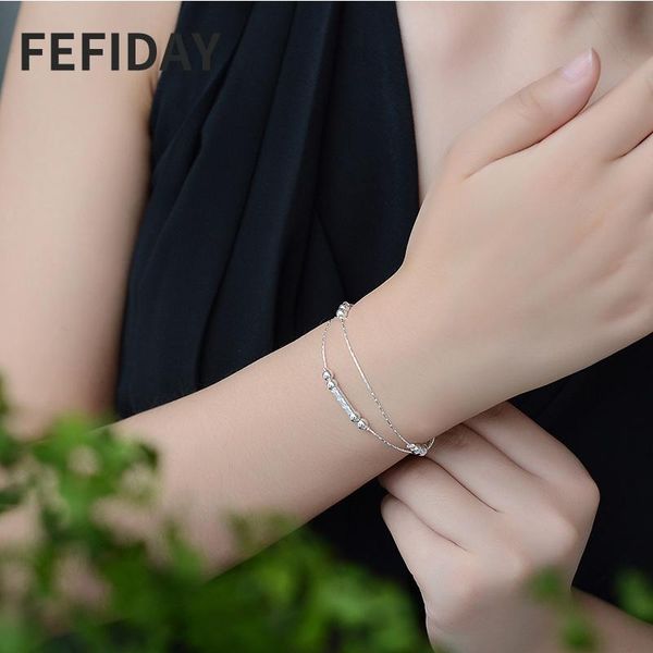 link, chain fefiday woman adjustable luxury custom female metal girls women braided beads bracelet ladies bracelets for, Black
link, chain fefiday woman adjustable luxury custom female metal girls women braided beads bracelet ladies bracelets for, Black