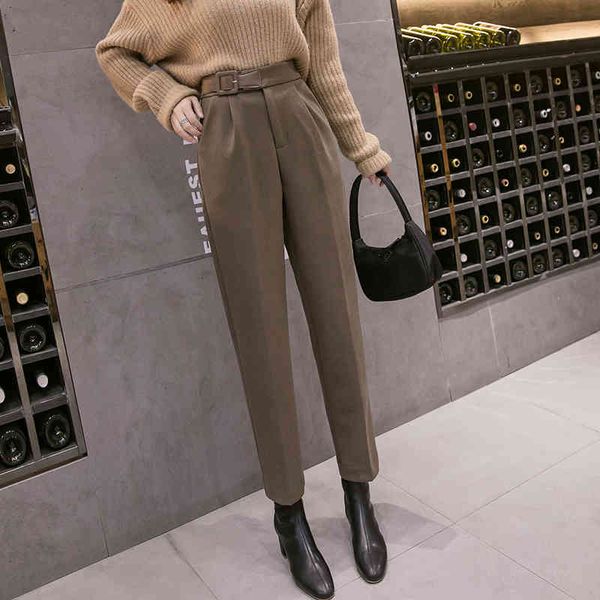women's pants & capris autumn winter woolen formal harem sashes high waist office lady ankle-length chic elegant pocket 3ilb, Black;white
women's pants & capris autumn winter woolen formal harem sashes high waist office lady ankle-length chic elegant pocket 3ilb, Black;white