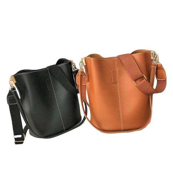 women solid color bucket bag, wide strap shoulder bag fashion crossbody with handle waist bags
women solid color bucket bag, wide strap shoulder bag fashion crossbody with handle waist bags