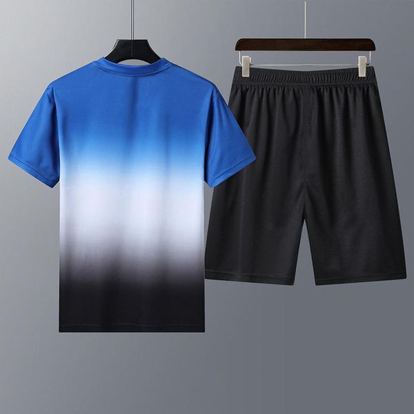 men's tracksuits summer casual fashion suit 2-piece sportswear short sleeve t-shirt shorts, Gray
men's tracksuits summer casual fashion suit 2-piece sportswear short sleeve t-shirt shorts, Gray