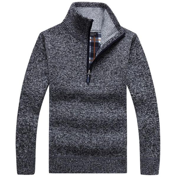 men's sweaters grey pullovers sweater men casual zipper mock neck cotton for winter fashion warm mens, White;black
men's sweaters grey pullovers sweater men casual zipper mock neck cotton for winter fashion warm mens, White;black