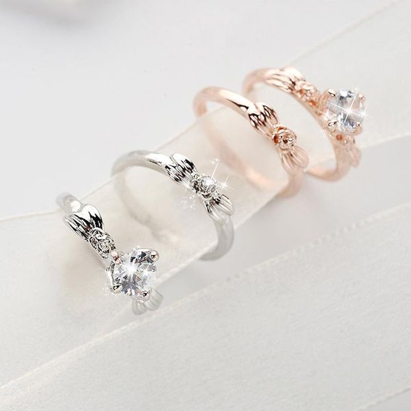 wedding rings fashion leaves zircon two-piece ring shiny round crystal rose gold men's and women's exclusive couple, Slivery;golden
wedding rings fashion leaves zircon two-piece ring shiny round crystal rose gold men's and women's exclusive couple, Slivery;golden