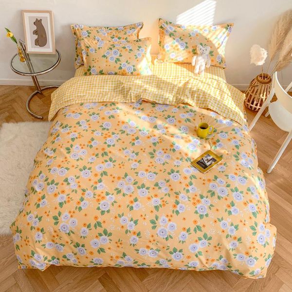 bedding sets home textile yellow flowers duvet cover pillowcase bed sheet ab side quilt boy kid teen girl linens set king
bedding sets home textile yellow flowers duvet cover pillowcase bed sheet ab side quilt boy kid teen girl linens set king