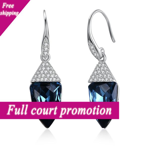 lekani adopts austrian element crystal earrings, round face and slim fashion 925 sterling silver earrings sve361, Golden
lekani adopts austrian element crystal earrings, round face and slim fashion 925 sterling silver earrings sve361, Golden