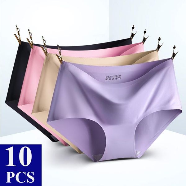 women's panties 10pcs seamless underwear women lingerie underpants tangas briefs bragas, Black;pink
women's panties 10pcs seamless underwear women lingerie underpants tangas briefs bragas, Black;pink
