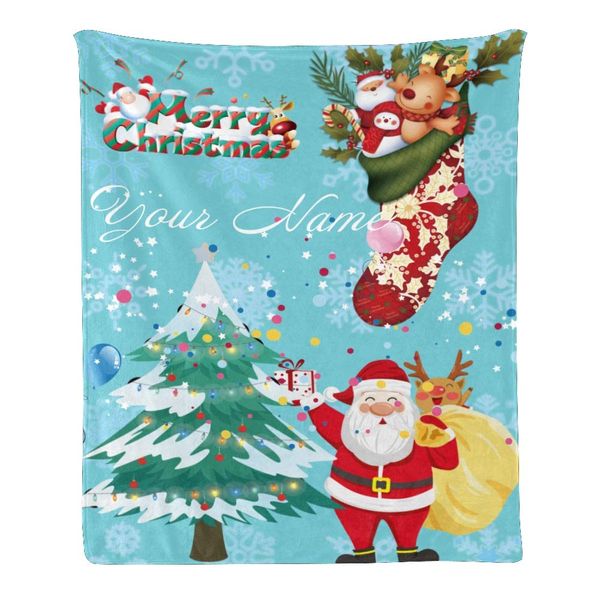 personalized santa claus blue blanket super soft for boy & girl, custom fleece blanket with your name birthday baby shower
personalized santa claus blue blanket super soft for boy & girl, custom fleece blanket with your name birthday baby shower