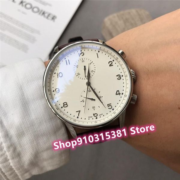 wristwatches classic men business quartz watch chronograph clock male wristwatch satch, Slivery;brown
wristwatches classic men business quartz watch chronograph clock male wristwatch satch, Slivery;brown