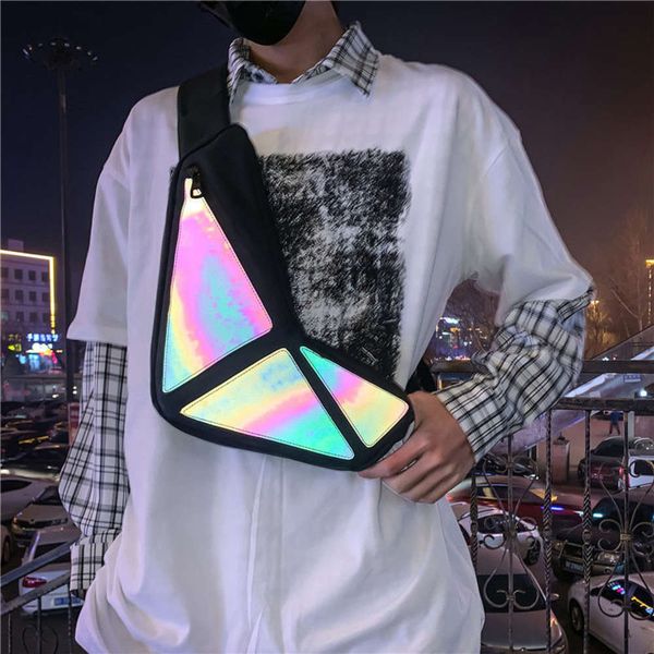bags chest fashion brand street personality reflective straddle single shoulder casual versatile campus couple bag men's
bags chest fashion brand street personality reflective straddle single shoulder casual versatile campus couple bag men's