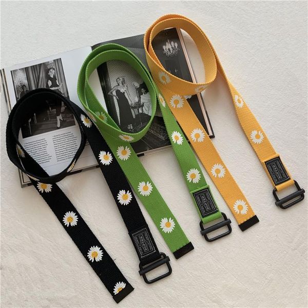 belts fashion women daisy belt square buckle canvas long for jeans ladies girl student waistband strap, Black;brown
belts fashion women daisy belt square buckle canvas long for jeans ladies girl student waistband strap, Black;brown