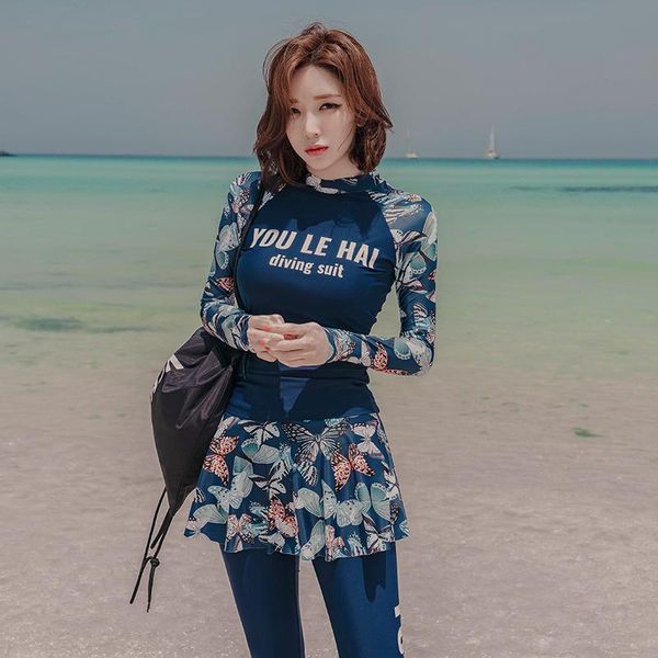 rhyme lady long sleeve surfing suit three pieces swimwear bathing suits women floral print swimsuit one-piece
rhyme lady long sleeve surfing suit three pieces swimwear bathing suits women floral print swimsuit one-piece
