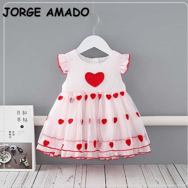 summer kids girls dresses love heart short sleeves mesh princess baby sweet style clothes e9255 210610, Red;yellow
summer kids girls dresses love heart short sleeves mesh princess baby sweet style clothes e9255 210610, Red;yellow