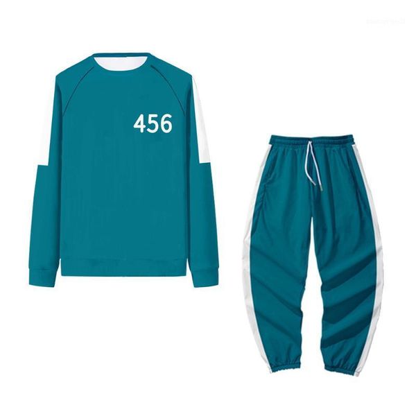 women's two piece pants squid game tracksuit 2 pcs sets sweater sweatshirt jacket cotton fleece cloth casual streetwear pullovers 20211, White
women's two piece pants squid game tracksuit 2 pcs sets sweater sweatshirt jacket cotton fleece cloth casual streetwear pullovers 20211, White