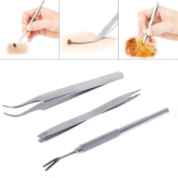 dog apparel 3pcs pet flea treatment tick removal tools set stainless steel fork tweezers clip supplies picker tool
dog apparel 3pcs pet flea treatment tick removal tools set stainless steel fork tweezers clip supplies picker tool