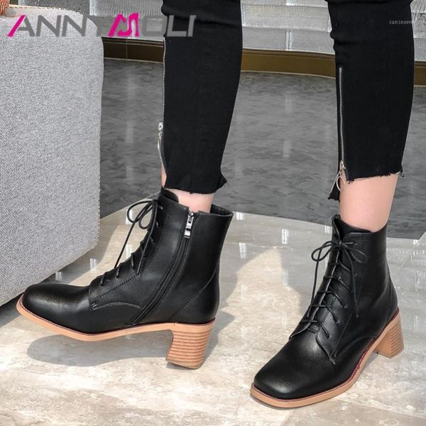 boots annymoli zip ankle woman high heel shoes square toe short lace up thick female autumn winter white 33-43, Black
boots annymoli zip ankle woman high heel shoes square toe short lace up thick female autumn winter white 33-43, Black