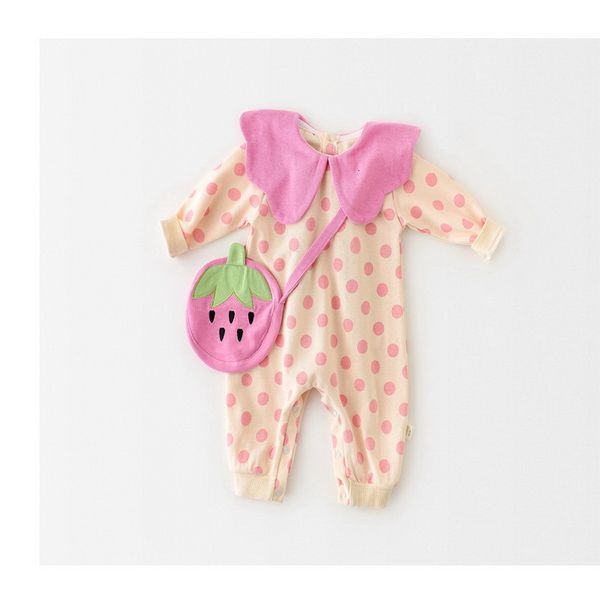 rompers spring baby girl boy romper long sleeves dot peter pan collar with strawberry bag jumpsuit born clothes e1026 kvze, Blue
rompers spring baby girl boy romper long sleeves dot peter pan collar with strawberry bag jumpsuit born clothes e1026 kvze, Blue
