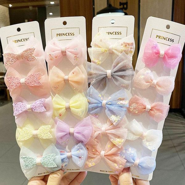 hair accessories 5pcs/set cute girls colorful chiffon bow hairpins kids sweet headband ornament clips barrettes fashion, Slivery;white
hair accessories 5pcs/set cute girls colorful chiffon bow hairpins kids sweet headband ornament clips barrettes fashion, Slivery;white