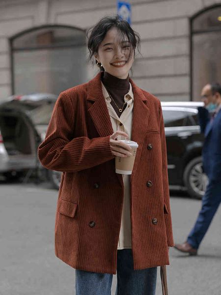 women's suits & blazers bpp corduroy blazer women autumn korean loose british style leisure hong kong retro fried street small sui, White;black
women's suits & blazers bpp corduroy blazer women autumn korean loose british style leisure hong kong retro fried street small sui, White;black