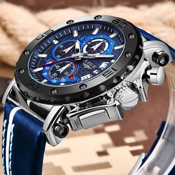 wristwatches 2021 lige mens watches big dial military quartz watch leather waterproof sport wrist men reloj hombre, Slivery;brown
wristwatches 2021 lige mens watches big dial military quartz watch leather waterproof sport wrist men reloj hombre, Slivery;brown