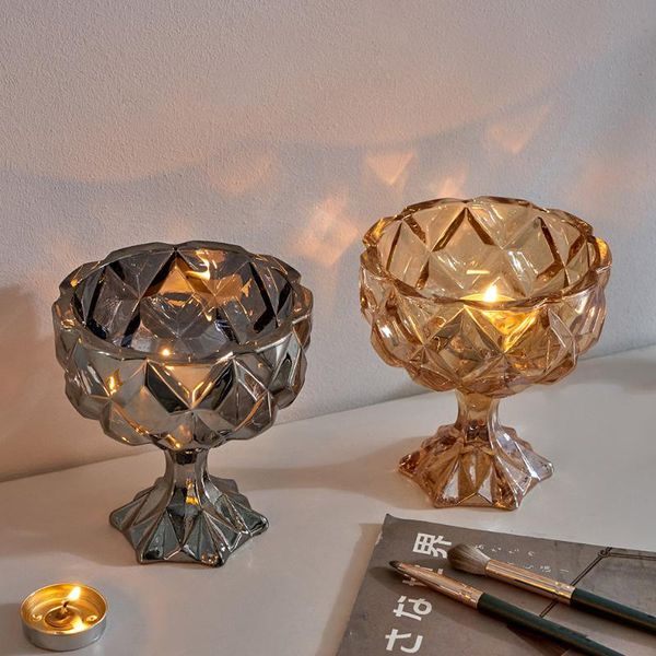 candle holders 11.5cm european glass holder wedding candlestick fine transparent crystal home decor dining table ornaments
candle holders 11.5cm european glass holder wedding candlestick fine transparent crystal home decor dining table ornaments