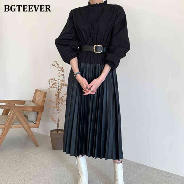 dresses chic office ladies patchwork midi elegant o-neck slim waist belted women pleated vestidos winter dress m9zi, Black;gray
dresses chic office ladies patchwork midi elegant o-neck slim waist belted women pleated vestidos winter dress m9zi, Black;gray