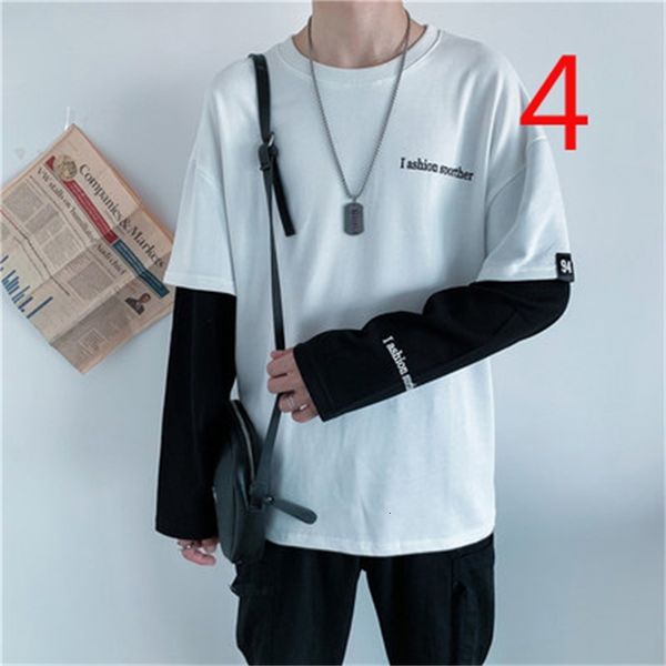 t shirts men's long sleeve tide brand trendy cartoon t-shirt loose casual wild, White;black
t shirts men's long sleeve tide brand trendy cartoon t-shirt loose casual wild, White;black
