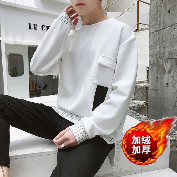 men's hoodies & sweatshirts fashion sweatshirt harajuku veet patchwork autumn hoody casual hoodie streetwear clothes i3s1, Black
men's hoodies & sweatshirts fashion sweatshirt harajuku veet patchwork autumn hoody casual hoodie streetwear clothes i3s1, Black