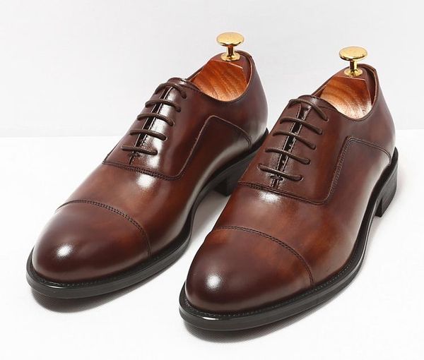 dress shoes men pointed toe lace up genuine leather oxfords wedding party for male 2021 single spring handmade, Black
dress shoes men pointed toe lace up genuine leather oxfords wedding party for male 2021 single spring handmade, Black