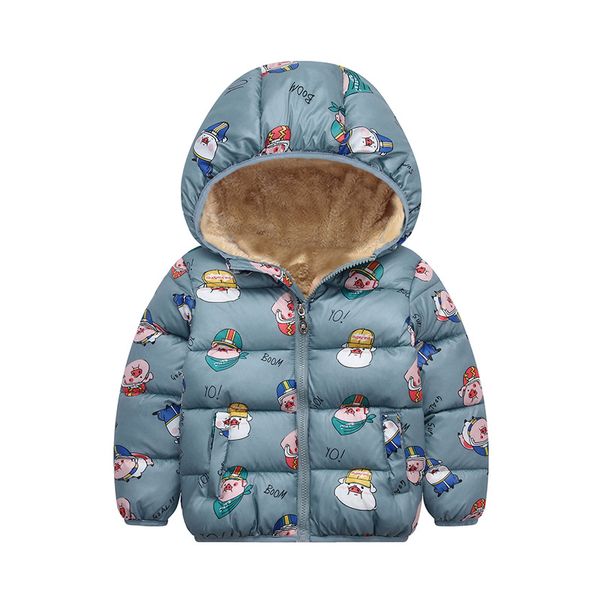 2021 winter new cartoon baby clothes hooded jacket for a boy zipper childrens jacket baby clothes girls coat for 2-6 age, Blue;gray
2021 winter new cartoon baby clothes hooded jacket for a boy zipper childrens jacket baby clothes girls coat for 2-6 age, Blue;gray