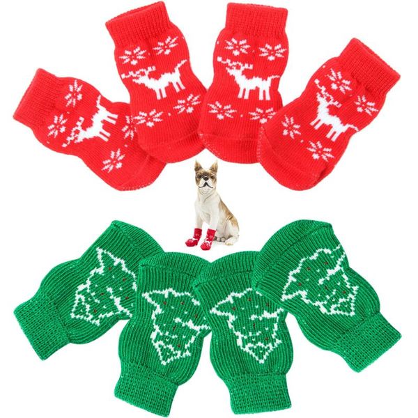 dog apparel 8pcs 4pairs warm christmas socks waterproof non-slip sole pet protectors clothing accessories
dog apparel 8pcs 4pairs warm christmas socks waterproof non-slip sole pet protectors clothing accessories