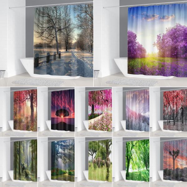 nature forest pattern shower curtains with hooks snowfield cedar bathroom decoration polyester bath curtain bathtub screen
nature forest pattern shower curtains with hooks snowfield cedar bathroom decoration polyester bath curtain bathtub screen